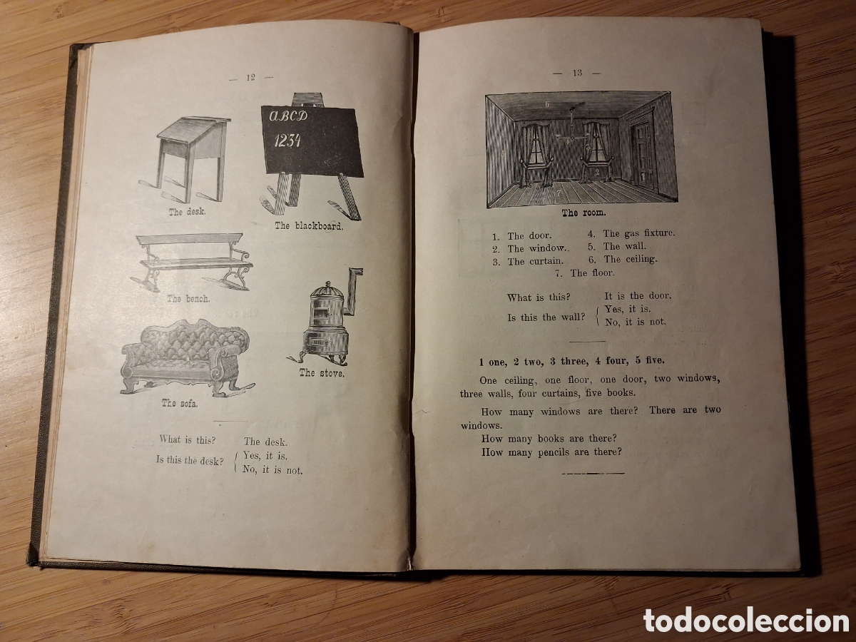 Libros antiguos: The Berlitz method. Illustrated edition for children, english part 1907