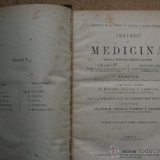 Libros antiguos: TRATADO DE MEDICINA. PUBLICADO EN CASTELLANO BAJO LA DIRECCIÓN DE D. RAFAEL ULECIA Y CARDONA. TOMO I. Lote 40034982