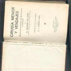 Libri antichi: 1ª EDICION EN ESPAÑOL 1926 CIRUGÍA MENOR Y VENDAJES