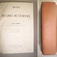 Libros antiguos: COMBY, JULES. TRAITÉ DES MALADIES DE L'ENFANCE. Lote 41725012