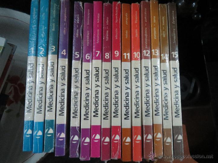 Libros antiguos: COLECCION MEDICINA Y SALUD DEL 1 AL 15 COMPLETA Y PRECINTADA.