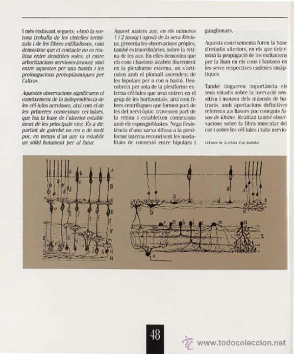 Libros antiguos: Cajal y Barcelona - Foto 2