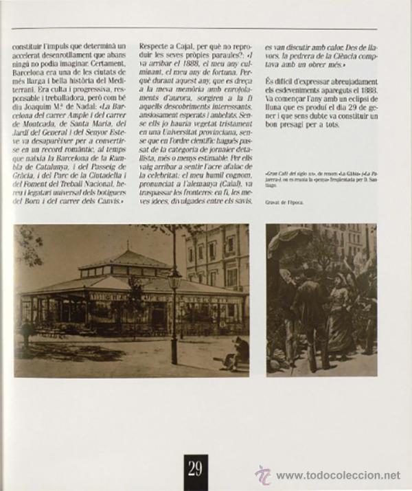 Libros antiguos: Cajal y Barcelona - Foto 3