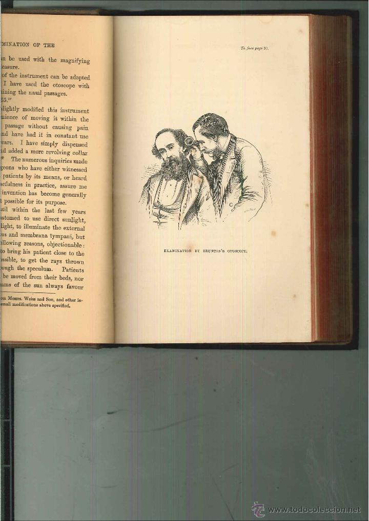 Libros antiguos: LECTURES ON AURAL CATARRH. Peter Allen - Foto 2