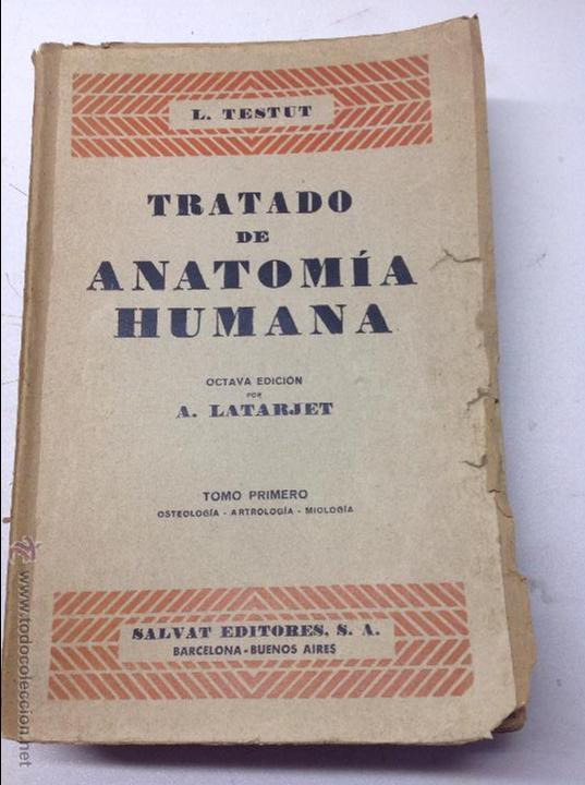 Tratado De Anatomía Humana (4 Tomos). L. Testut - Vendido En Venta ...