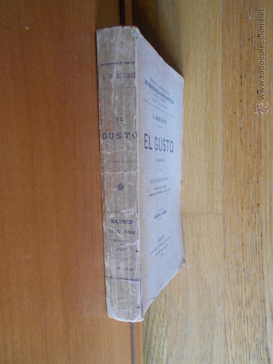 Libros antiguos: EL GUSTO, D. Marchand, - Foto 2