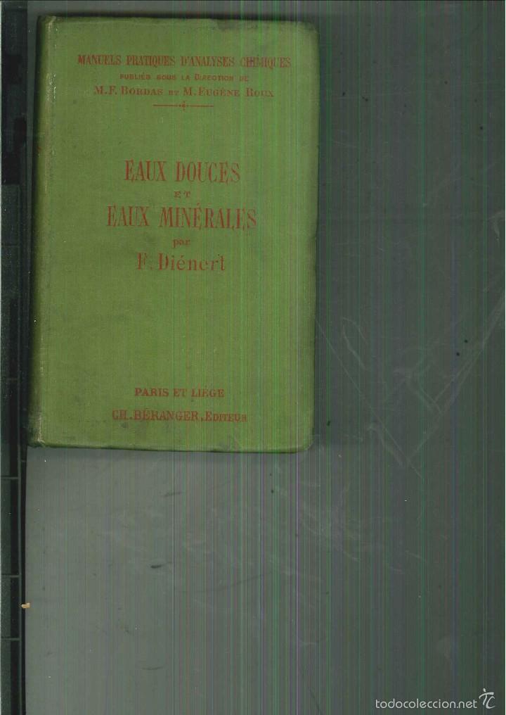 Antiquarische B&uuml;cher: EAUX DOUCES ET EAUX MIN&Eacute;RALES. F. Di&eacute;nert
