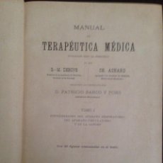 Libros antiguos: TERAPEUTICA MEDICA, DEBOVE. Lote 62731048