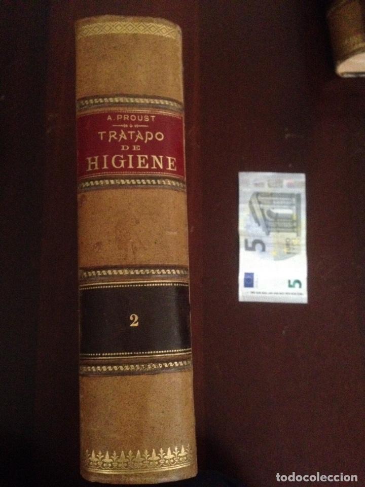 Libros antiguos: TRATADO DE HIGIENE, Proust - Foto 2