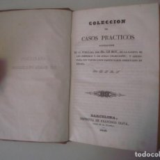 Libros antiguos: LIBRERIA GHOTICA. MR.LE ROY. COLECCION DE CASOS PRACTICOS DE LA GACETA DE LOS ENFERMOS. 1843.. Lote 109540819