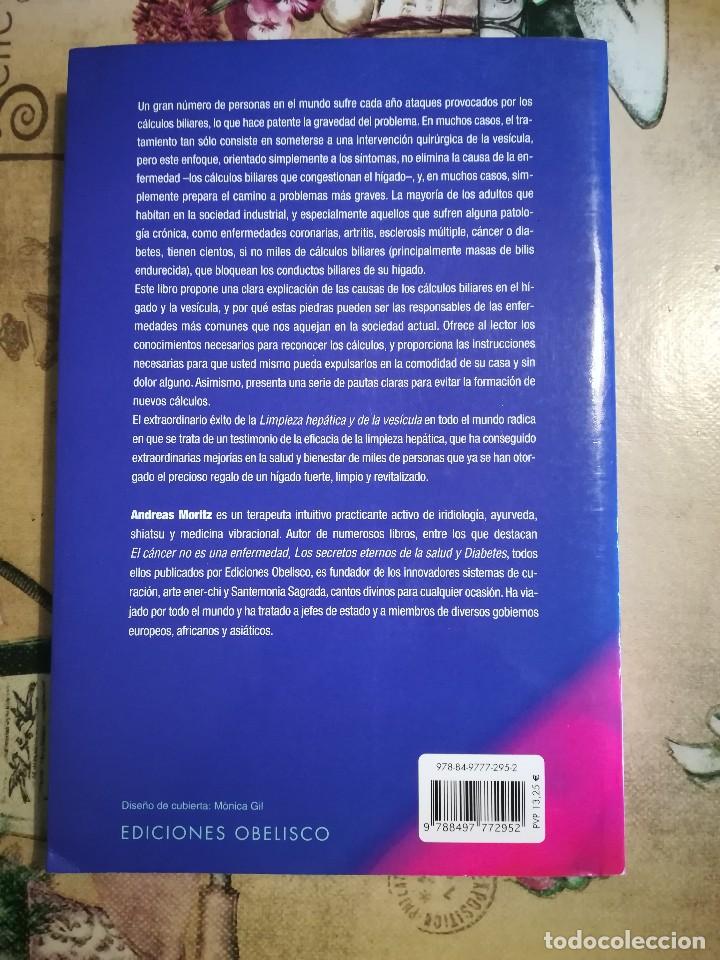Libros antiguos: Limpieza hep&aacute;tica y de la ves&iacute;cula - Andreas Moritz - Foto 2