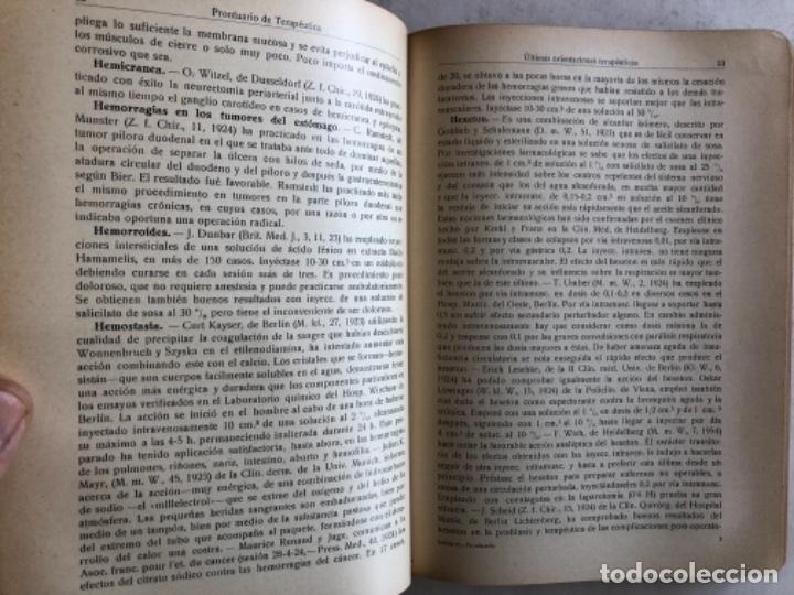 Libros antiguos: PRONTUARIO DE TERAPÉUTICA ALEMANA POR EL DR. M. T. SCHNIRER. EDITORIAL MAUCCI. - Foto 5 - 126096339