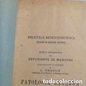 Libros antiguos: Patolog&iacute;a Externa. Forgue - Foto 2
