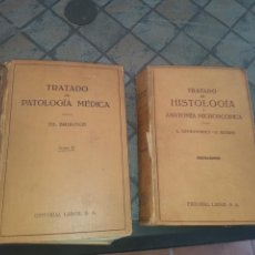 Libros antiguos: TRATADO DE PATOLOGÍA MEDICA Y TRATADO DE ANATOMÍA