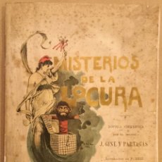 Libros antiguos: MISTERIOS DE LA LOCURA DOCTOR J. GINE Y PARTAGAS ILUSTRACION PEDRO ERIZ 1º ED BARCELONA 1890. Lote 141230286
