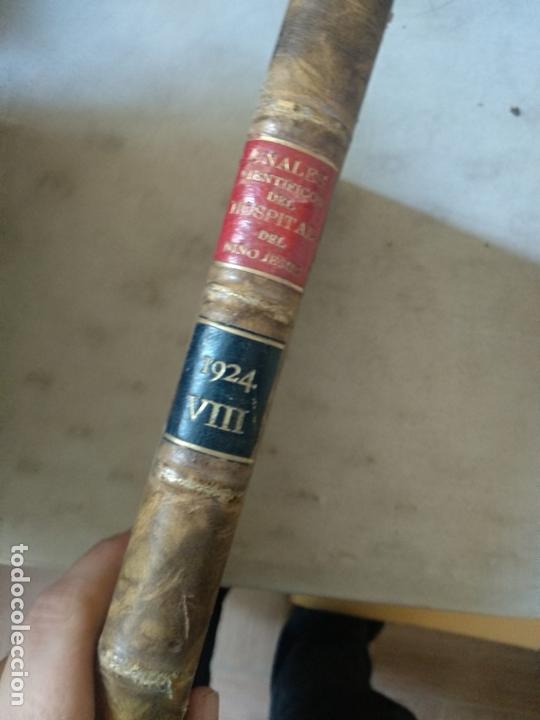 Libros antiguos: anales cientificos del hospital del ni&ntilde;o jesus tomo viii 1924