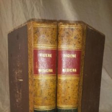 Libros antiguos: HIGIENE Y MEDICINA AL ALCANCE DE TODOS - AÑO 1890 - A.CLERC - BELLOS GRABADOS.