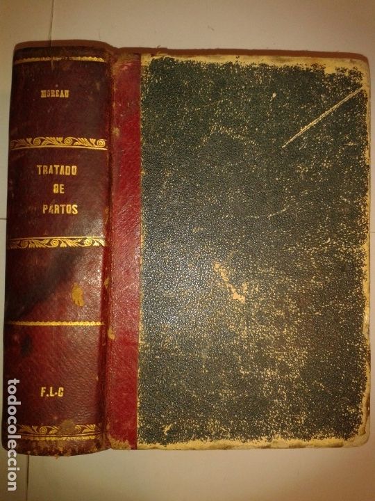 Libros antiguos: TRATADO PR&Aacute;CTICO DE LOS PARTOS 18?? MOREAU - Foto 1