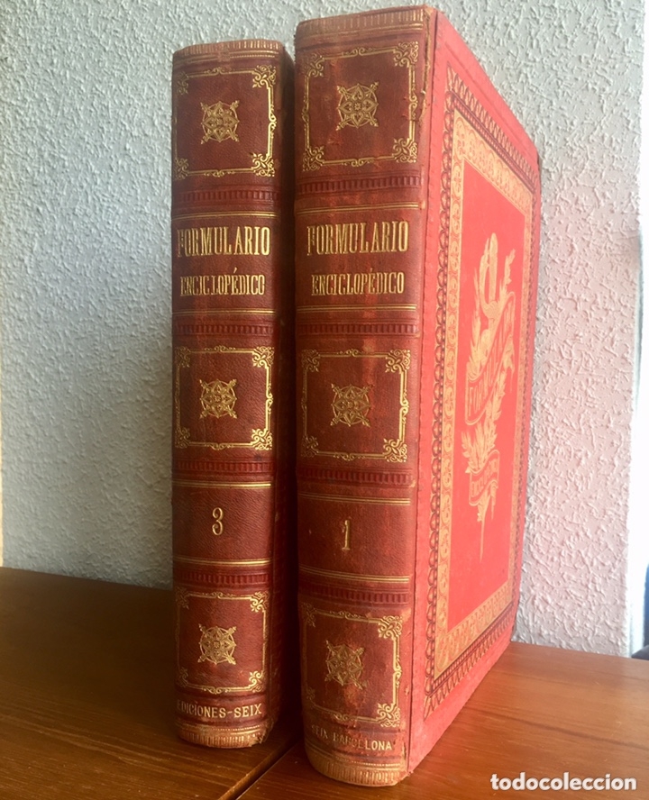 Libros antiguos: 1889 FORMULARIO ENCICLOPÉDICO MEDICINA FARMACIA VETERINARIA I y III - Foto 2 - 174011995