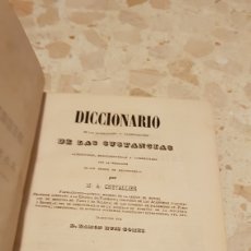 Libros antiguos: LIBRO ANTIGUO FARMACIA: DICCIONARIO ALTERACIONES SUSTANCIAS. M. A. CHEVALLIER. 1855 MEDICINA