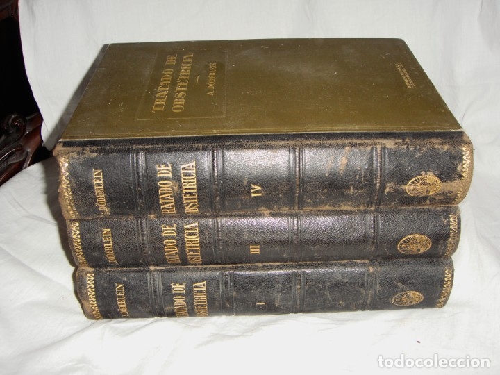 Libros antiguos: Tratado de Obstetricia &middot; Prof. A. D&ouml;derlein &middot; Tomos I, III y IV &middot; Ilustrado &middot; 1925 - Foto 8