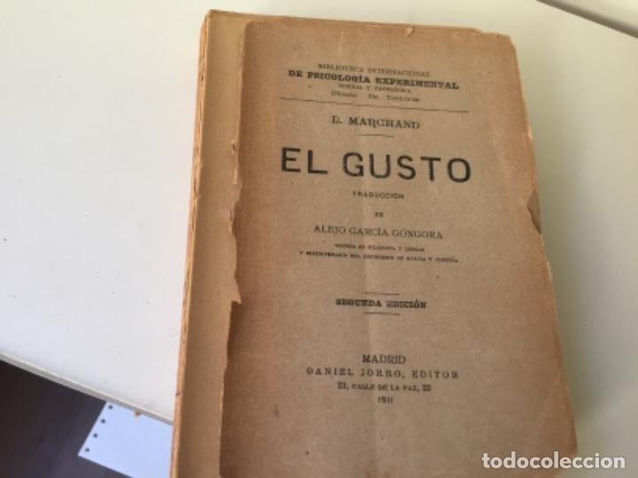 Libros antiguos: EL GUSTO, D. Marchand, - Foto 4