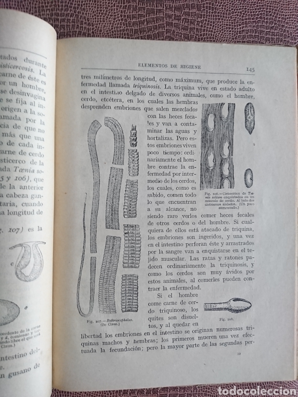 Libros antiguos: Elementos de higiene - Foto 6