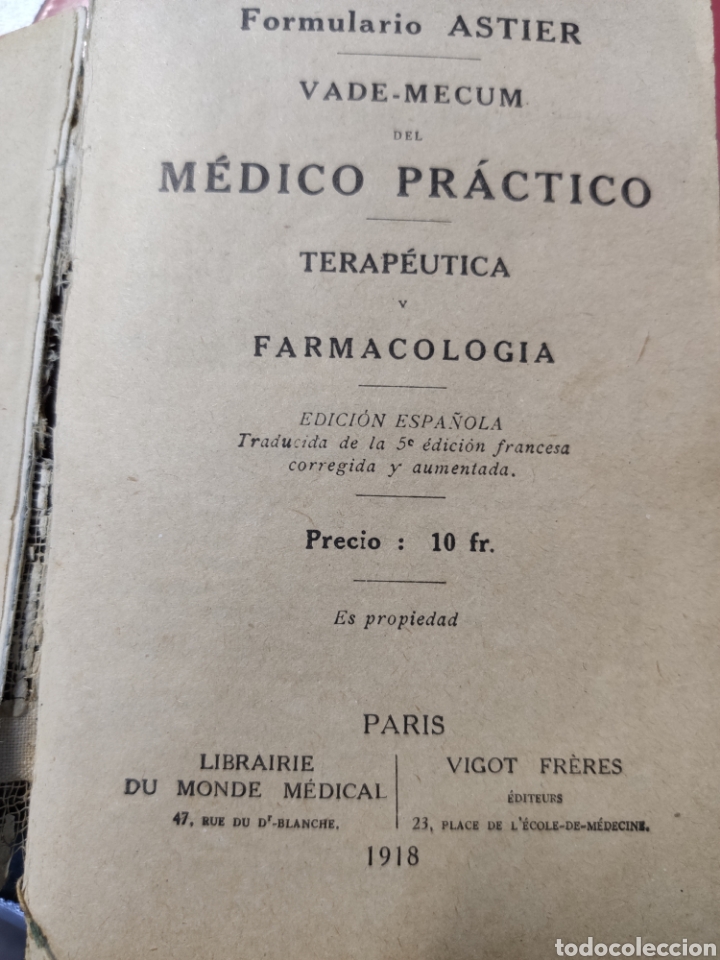 Libros antiguos: Formulario Astier 1918 - Foto 3