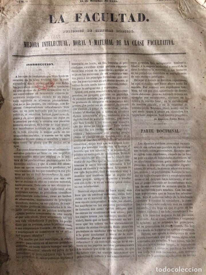 Antiquarische B&uuml;cher: LA FACULTAD (PERIODICO CIENCIAS MEDICAS 1845) 393 PAGINAS