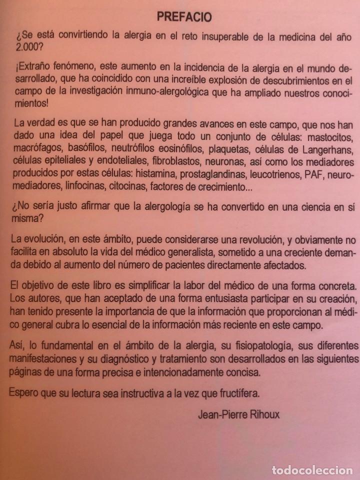 Libros antiguos: MANUAL DE ALERGIA. UCB. 1992 - Foto 4
