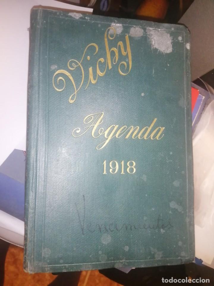 VICHY AGENDA 1918 (Libros Antiguos, Raros y Curiosos - Ciencias, Manuales y Oficios - Medicina, Farmacia y Salud)