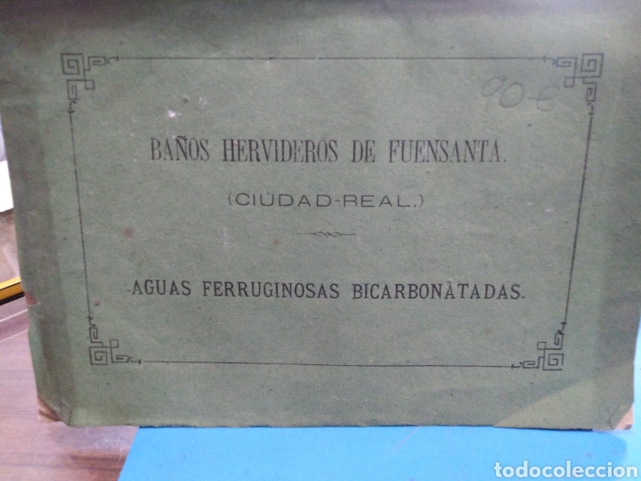 Libros antiguos: BA&Ntilde;OS DE LOS HERVIDEROS DE FUENSANTA(CIUDAD-REAL)AGUAS FERRUGINOSAS BICARBONATADAS,1873,CIUDAD REAL,