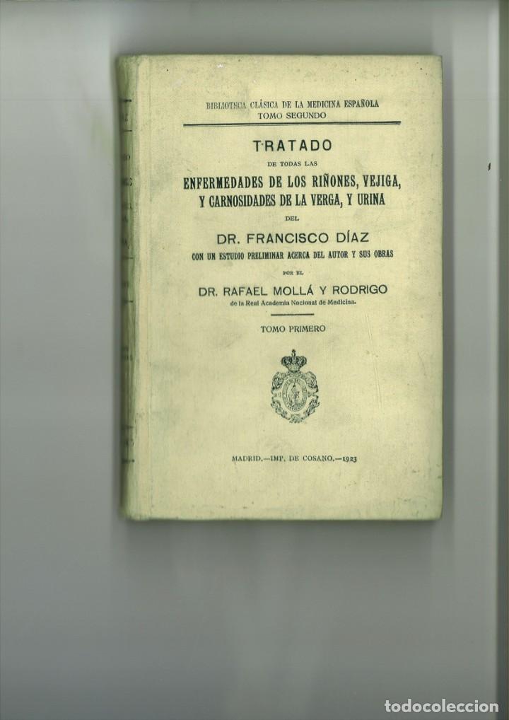 Antiquarische B&uuml;cher: TRATADO DE TODAS LAS ENFERMEDADES DE LOS RI&Ntilde;ONES, VEJIGA, Y CARNOSIDADES DE LA VERGA, Y URINA. Dr.F.