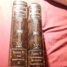 Libros antiguos: VÍAS RESPIRATORIAS I Y II. MOHR Y STAEHELIN. CALLEJA, 1926. MEDICINA INTERNA. Lote 219020816