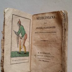 Libros antiguos: RAREZA: MEDECINIANA, COLECCIÓN DE ANÉCDOTAS MÉDICAS, 1811