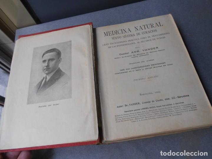 Libros antiguos: MEDICINA NATURAL. Dr VANDER. - Foto 4