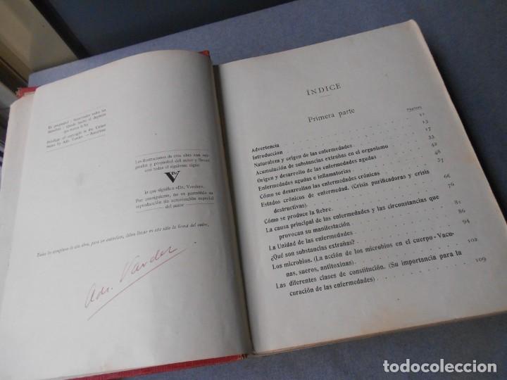 Libros antiguos: MEDICINA NATURAL. Dr VANDER. - Foto 5