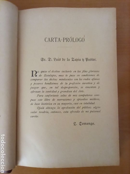 Libros antiguos: ESCENAS M&Eacute;DICAS LUIS COMENGE 1903 - Foto 3