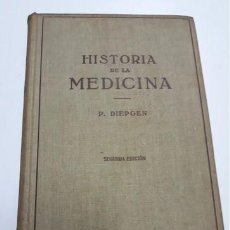 Libros antiguos: HISTORIA DE LA MEDICINA.1932... P. DIEPGEN ...EDIT.LABOR. Lote 222447036