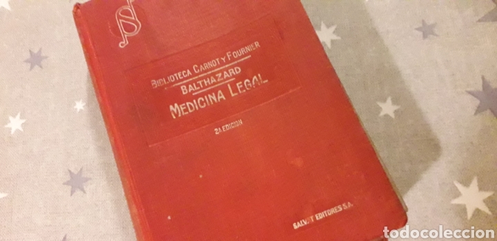 Libri antichi: MANUAL DE MEDICINA LEGAL, DR. V.BALTHAZARD,