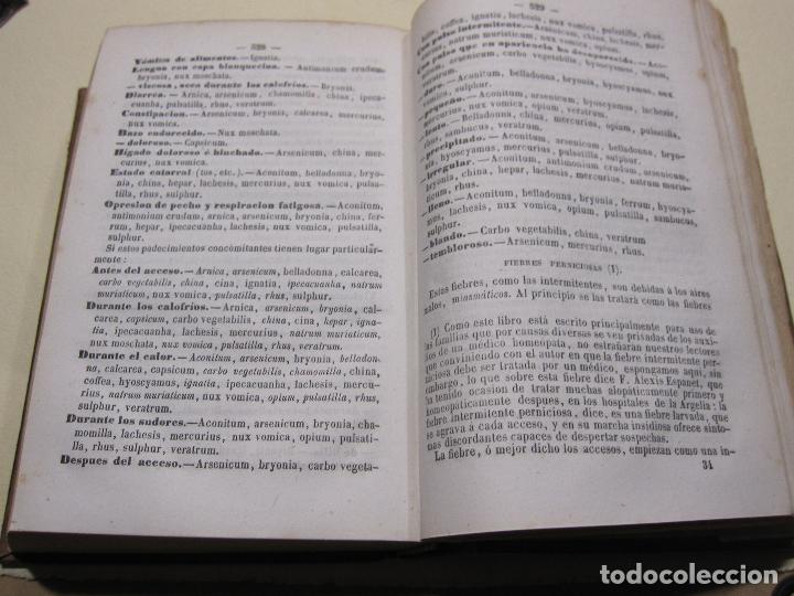 Libros antiguos: DOCTOR C. HERING. MEDICINA HOMEOPÁTICA DOMÉSTICA. MADRID, 1866. Y HOMEPATIA CÓLERA , 1855 Y 1865 - Foto 4 - 227582855