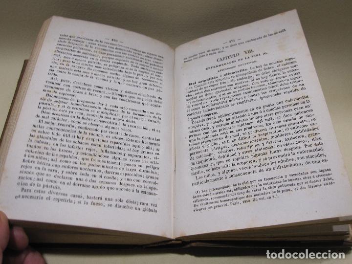 Libros antiguos: DOCTOR C. HERING. MEDICINA HOMEOPÁTICA DOMÉSTICA. MADRID, 1866. Y HOMEPATIA CÓLERA , 1855 Y 1865 - Foto 6 - 227582855