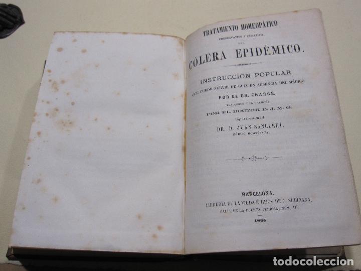 Libros antiguos: DOCTOR C. HERING. MEDICINA HOMEOPÁTICA DOMÉSTICA. MADRID, 1866. Y HOMEPATIA CÓLERA , 1855 Y 1865 - Foto 18 - 227582855