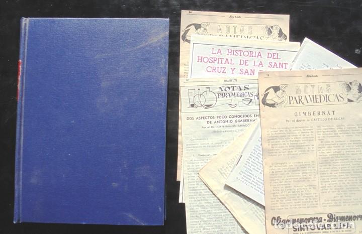 Libros antiguos: 1880 +1918 + 1936. Homenatge fet a Gimbernat per l&rsquo;Universitat de Granada i a la Cirurgia catalana