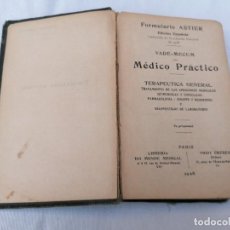 Libros antiguos: FORMULARIO ASTIER VADE-MECUM 1928