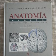 Livros antigos: ANATOMIA HUMANA DESCRIPTIVA,TOPOGRAFICA Y FUNCIONAL 11 EDICION. Lote 264450279
