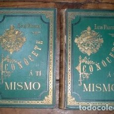 Libros antiguos: LUIS FIGUIER: CONOCETE A TI MISMO. TRATADO POPULAR DE FISIOLOGIA HUMANA. 1881. 2 VOLS.