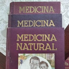 Libros antiguos: MEDICINA NATURAL - DR.VANDER. OBRA COMPLETA - NUMERADA Y FIRMADA. TOMOS I - II - III. Lote 269600003