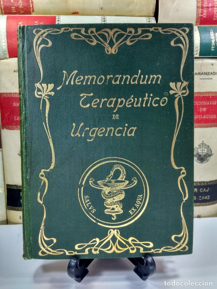 Antiquarische B&uuml;cher: MEMORANDUM TERAPE&Uacute;TICO DE URGENCIA PARA ESTUDIANTES, M&Eacute;DICOS Y FARMAC&Eacute;UTICOS. L&Oacute;PEZ RODR&Iacute;GUEZ, Jos&eacute;