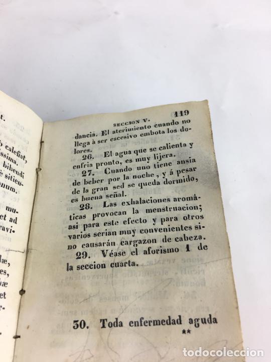 Libros antiguos: AFORISMOS DE HIPÓCRATES. AÑO 1845 - Foto 10 - 286768568